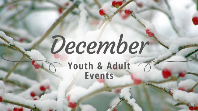December Youth Adult Events1