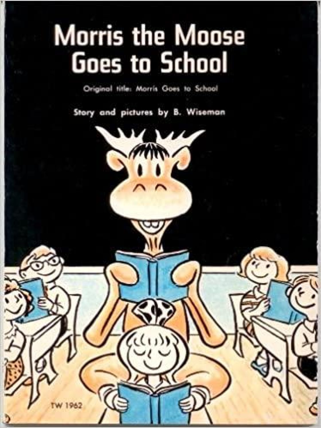 Morris the moose goes to school