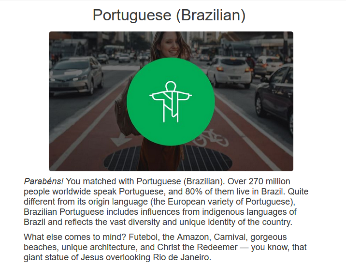 Portugese Brazilian